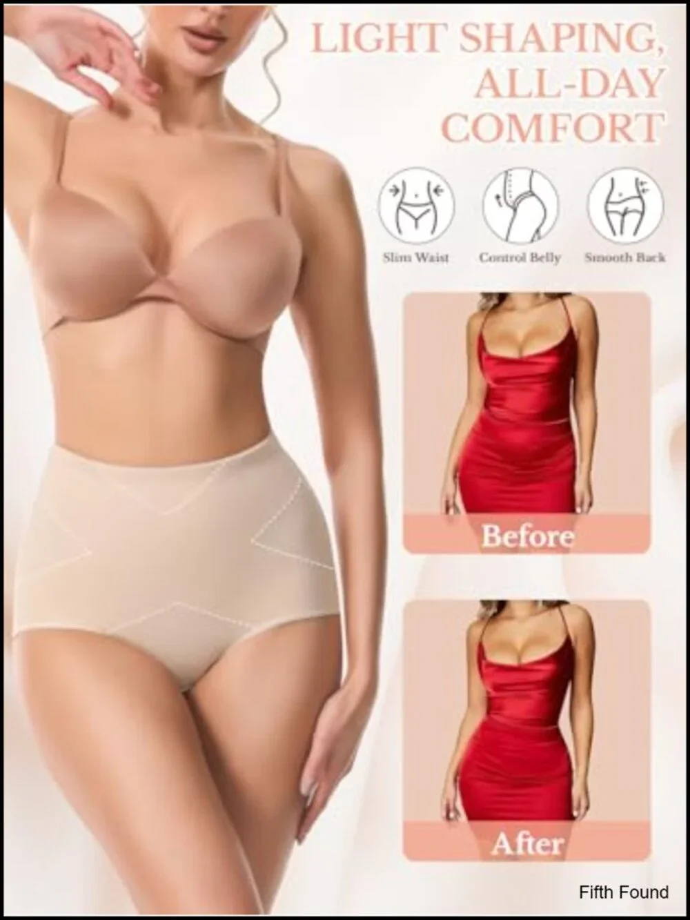 Tummy Control Shapewear Body Shaper Panties Seamless Compression Underwear
